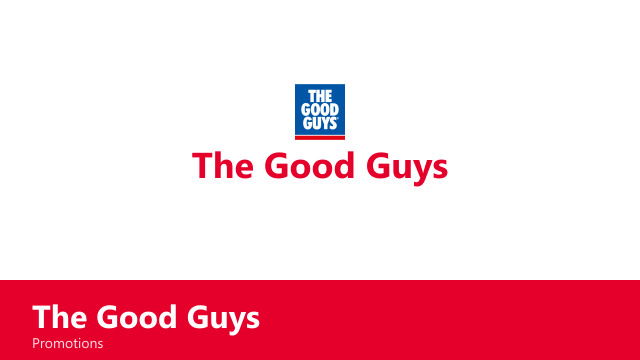 The Good Guys catalogue or promo