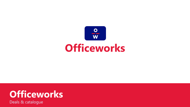 Officeworks catalogue or promo