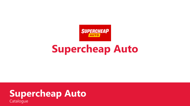 Supercheap Auto catalogue or promo